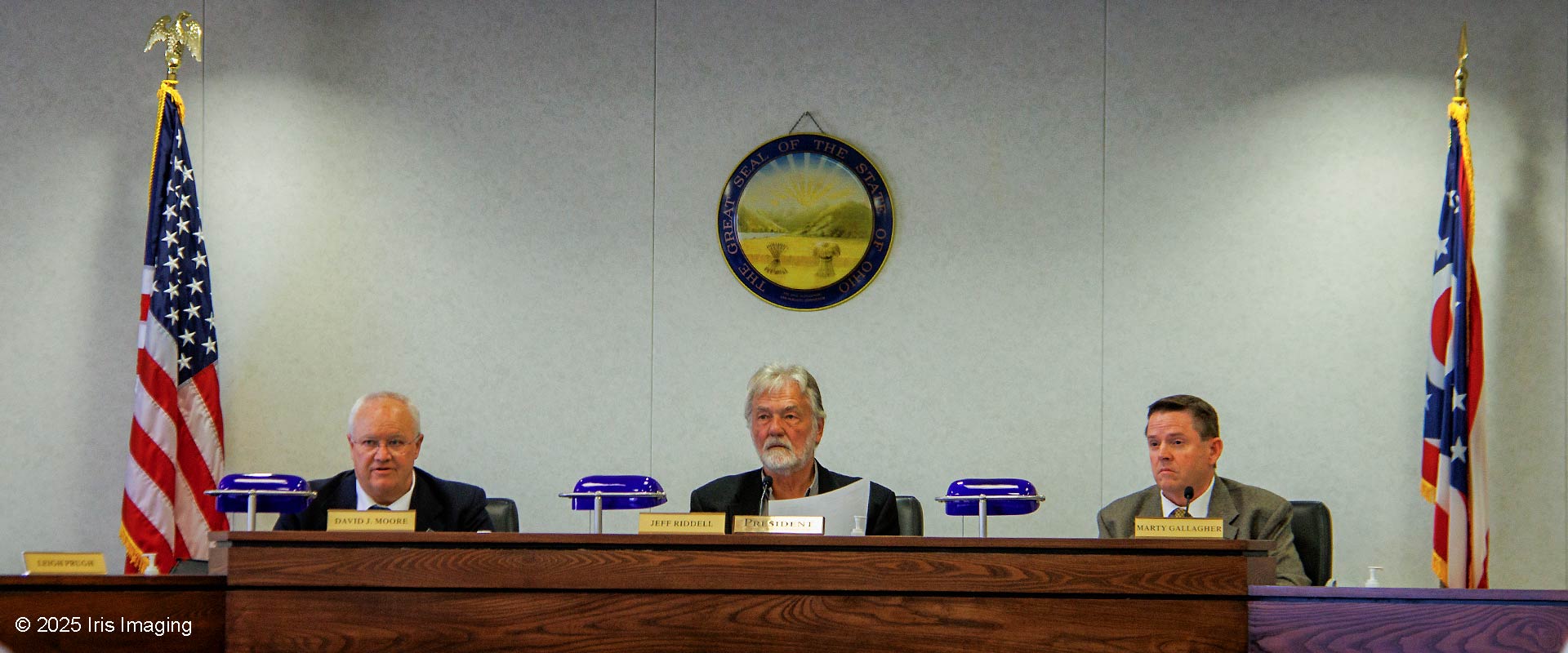 Lorain County Commisioners David Moore, Jeff Riddell, and Marty Gallagher Image
