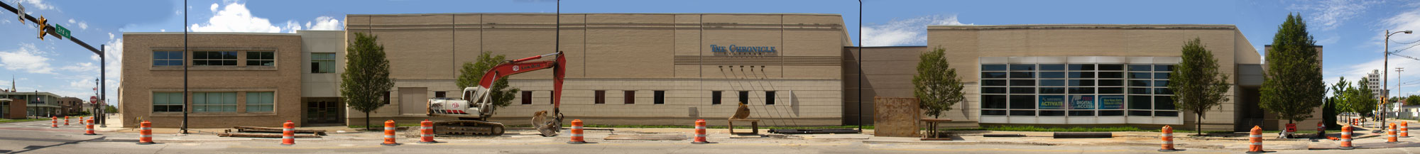 Chronicle Telegram Linear Panorama Image