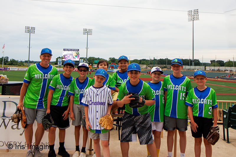 Amherst Hillcats big fans of the Lake Erie Crushers