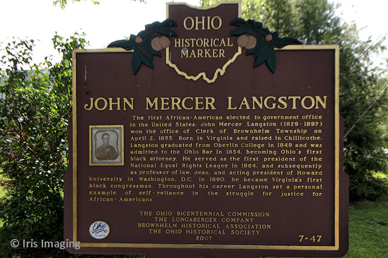 John Mercer Langston Historical Marker